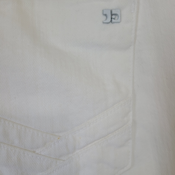 Joe's Classic Woman's White High Waisted Wide Leg  Flare Summer Jeans, Size 24 - Picture 15 of 16